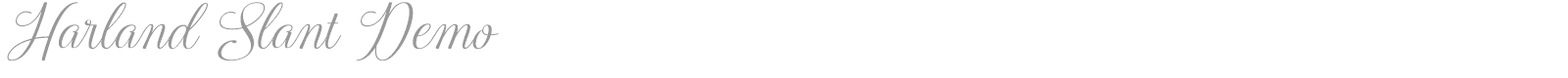 Harland font preview